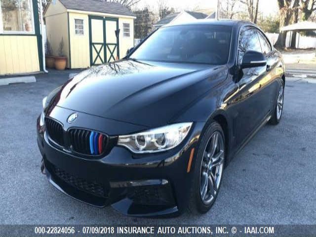 WBA3R1C57FF774779 - 2015 BMW 435 BLACK photo 2