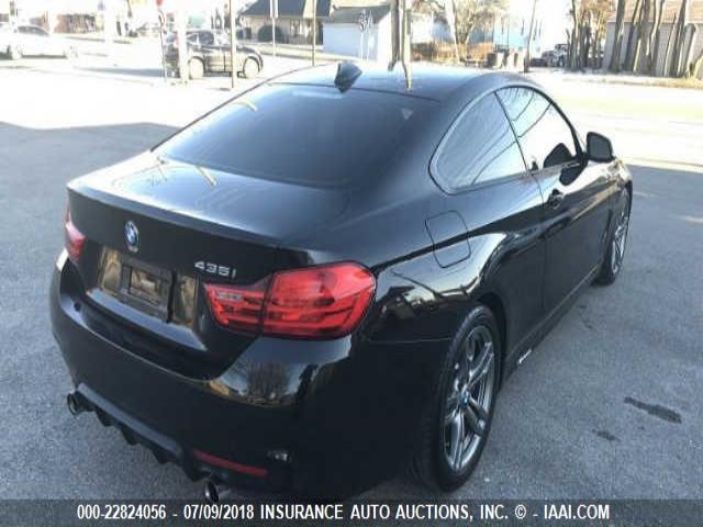 WBA3R1C57FF774779 - 2015 BMW 435 BLACK photo 4