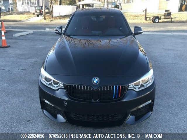 WBA3R1C57FF774779 - 2015 BMW 435 BLACK photo 6