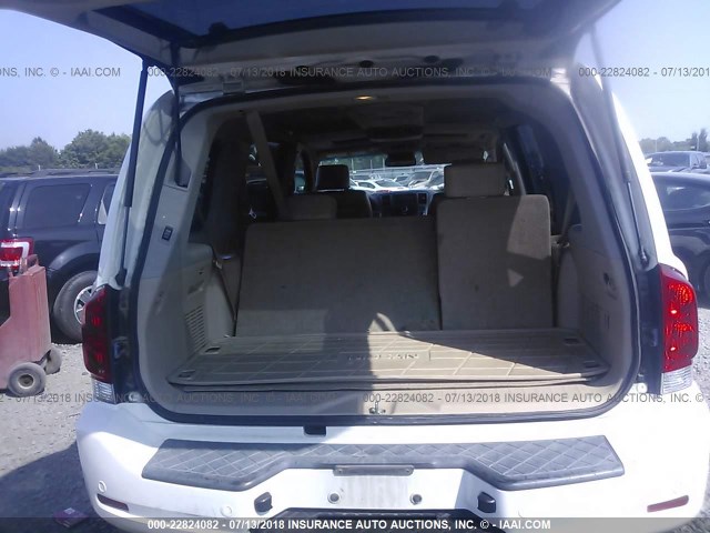 5N1AA08CX8N633485 - 2008 NISSAN ARMADA SE/LE WHITE photo 8