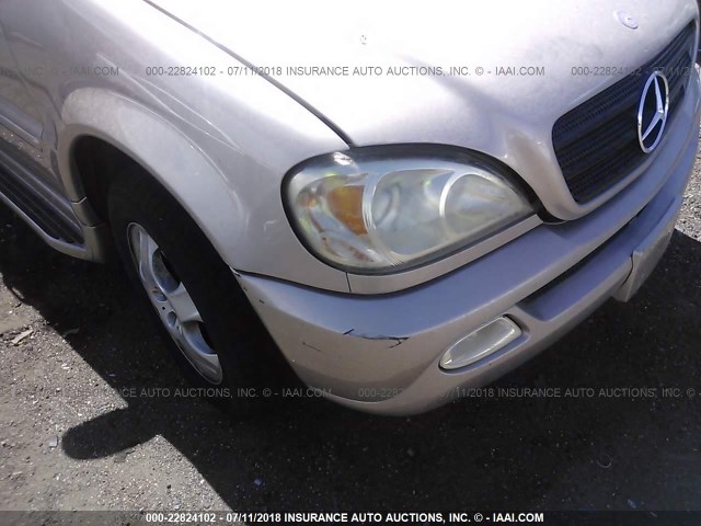 4JGAB54E62A346841 - 2002 MERCEDES-BENZ ML 320 GOLD photo 6