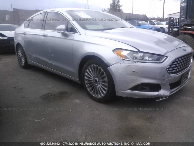 3FA6P0K99ER178746 - 2014 FORD FUSION TITANIUM SILVER photo 6