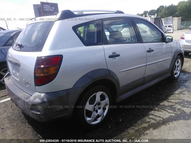 5Y2SL63805Z481729 - 2005 PONTIAC VIBE GRAY photo 4