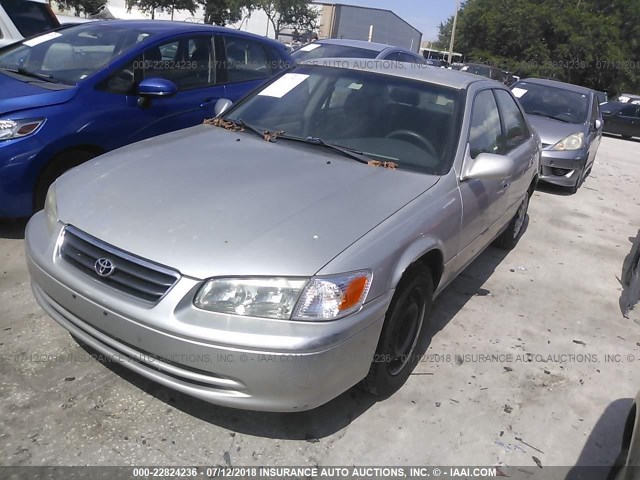 4T1BG22K81U110511 - 2001 TOYOTA CAMRY CE/LE/XLE 灰色 照片 2