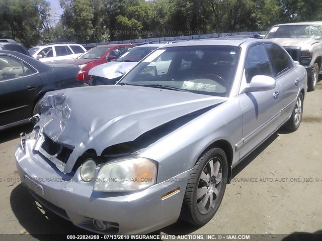KNAGD128945275531 - 2004 KIA OPTIMA LX/EX Gümüş fotoğraf 2