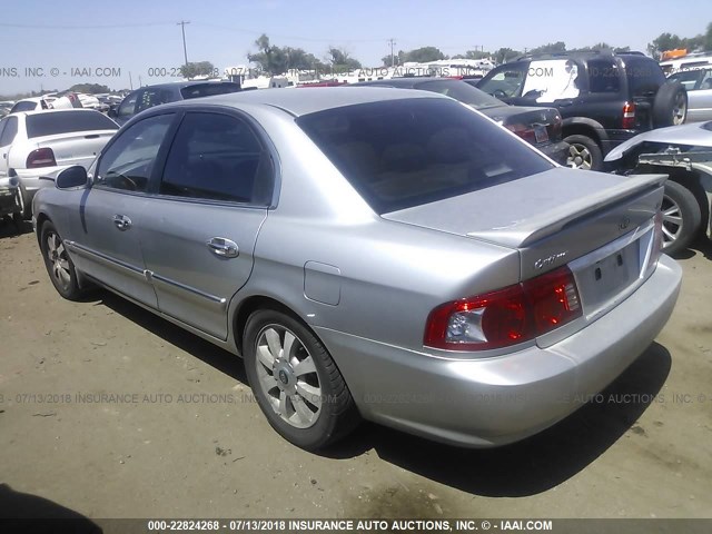 KNAGD128945275531 - 2004 KIA OPTIMA LX/EX Gümüş fotoğraf 3