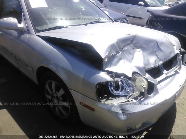 KNAGD128945275531 - 2004 KIA OPTIMA LX/EX Gümüş fotoğraf 6
