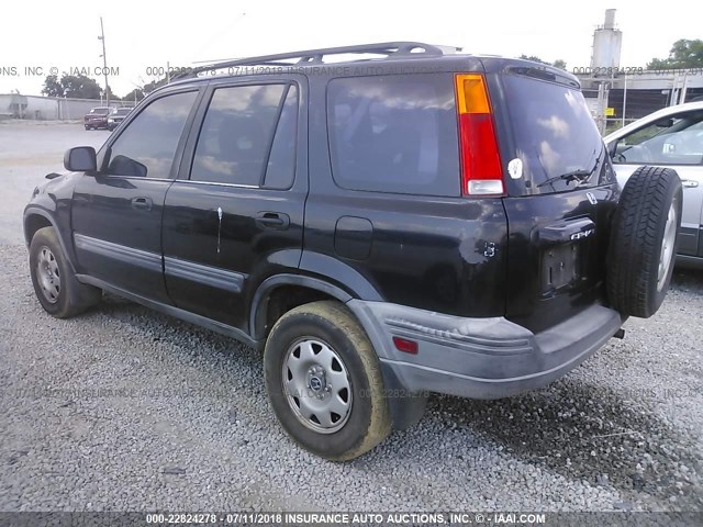 JHLRD184XYS007114 - 2000 HONDA CR-V LX BLACK photo 3