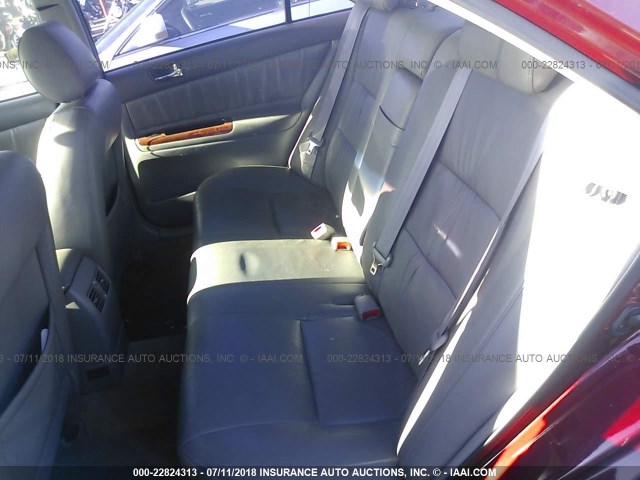 JTDBF32K530105919 - 2003 TOYOTA CAMRY LE/XLE RED photo 8