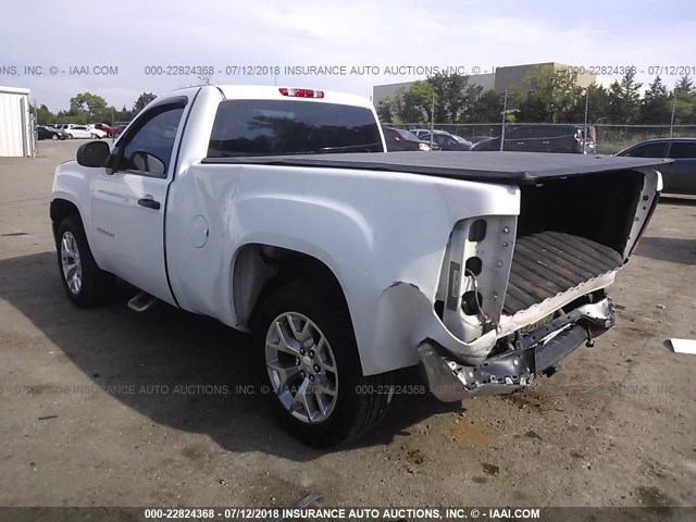 1GTN1TEX6DZ163716 - 2013 GMC SIERRA C1500 WHITE photo 3