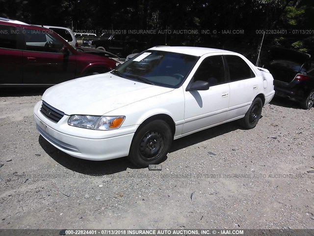 4T1BG22K31U764980 - 2001 TOYOTA CAMRY CE/LE/XLE WHITE photo 2