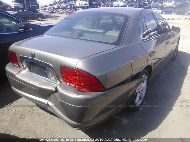 1LNHM87A32Y704374 - 2002 LINCOLN LS GRAY photo 4