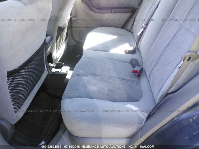 JF1SF65512H747213 - 2002 SUBARU FORESTER S BLUE photo 8