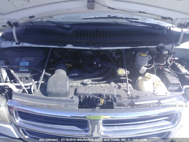 2B6HB11Y8XK584331 - 1999 DODGE RAM VAN B1500 WHITE photo 10