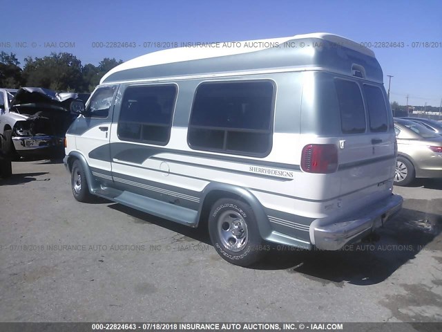 2B6HB11Y8XK584331 - 1999 DODGE RAM VAN B1500 WHITE photo 3