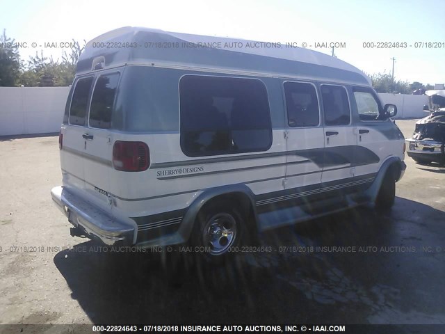 2B6HB11Y8XK584331 - 1999 DODGE RAM VAN B1500 WHITE photo 4