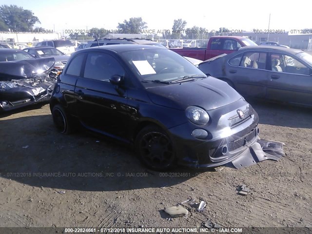 3C3CFFHHXDT624569 - 2013 FIAT 500 SPORT BLACK photo 1