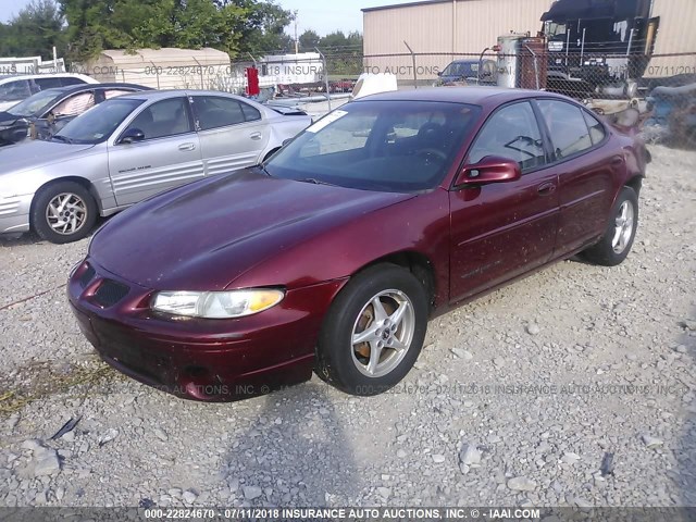 1G2WK52J82F236195 - 2002 PONTIAC GRAND PRIX SE MAROON photo 2