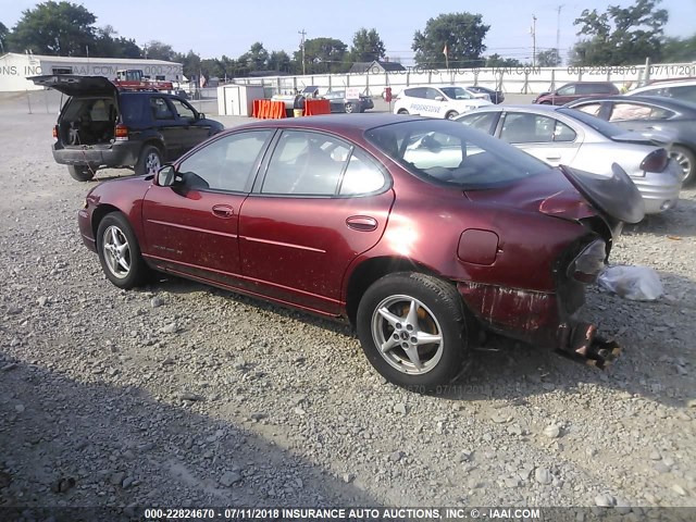 1G2WK52J82F236195 - 2002 PONTIAC GRAND PRIX SE 栗色 照片 3