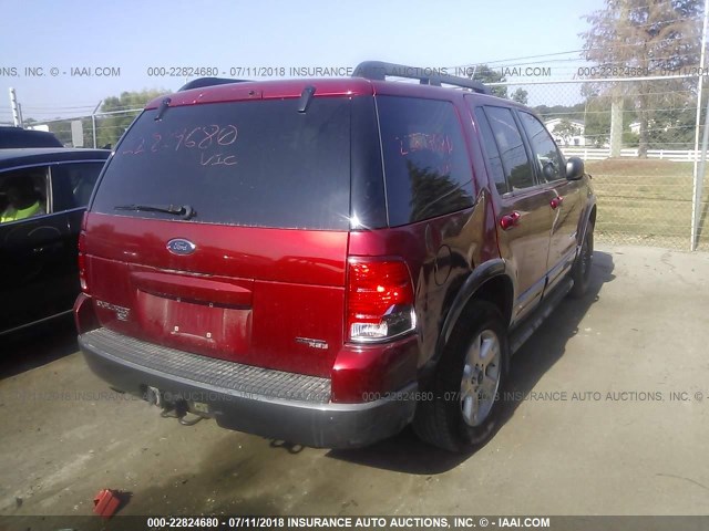 1FMZU73K95ZA45597 - 2005 FORD EXPLORER XLT/XLT SPORT/NBX 红色 照片 4