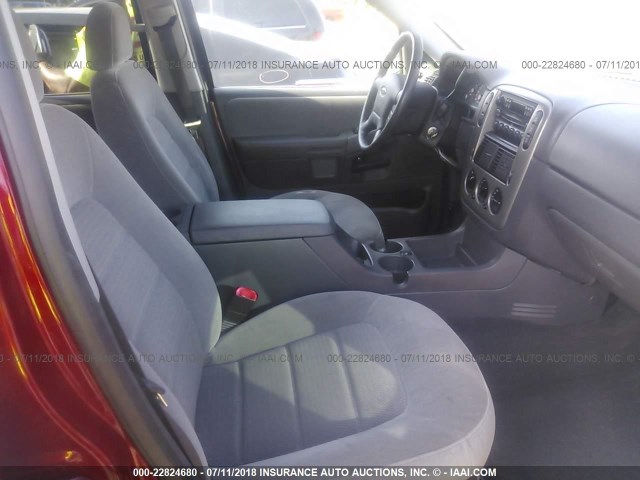 1FMZU73K95ZA45597 - 2005 FORD EXPLORER XLT/XLT SPORT/NBX 红色 照片 5