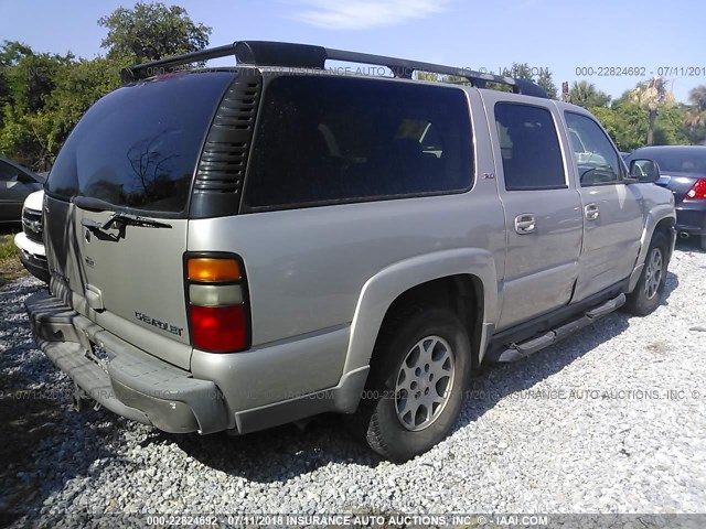 3GNEC16Z55G217711 - 2005 CHEVROLET SUBURBAN C1500 BROWN photo 4