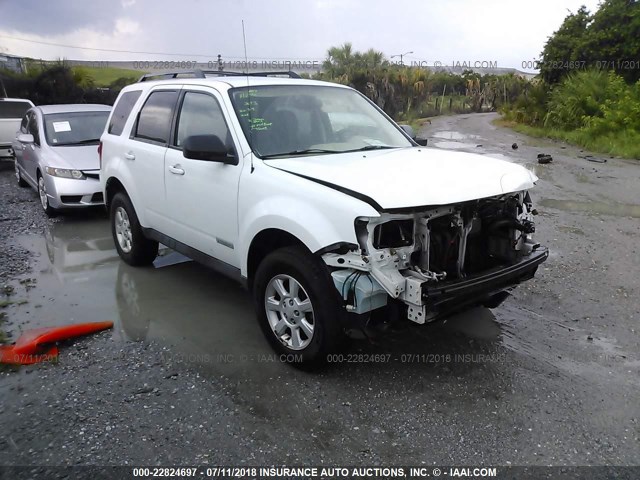 4F2CZ02Z88KM15131 - 2008 MAZDA TRIBUTE I WHITE photo 1