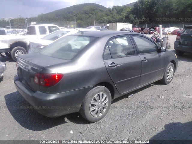 2T1BR32E86C597356 - 2006 TOYOTA COROLLA CE/LE/S GRAY photo 4