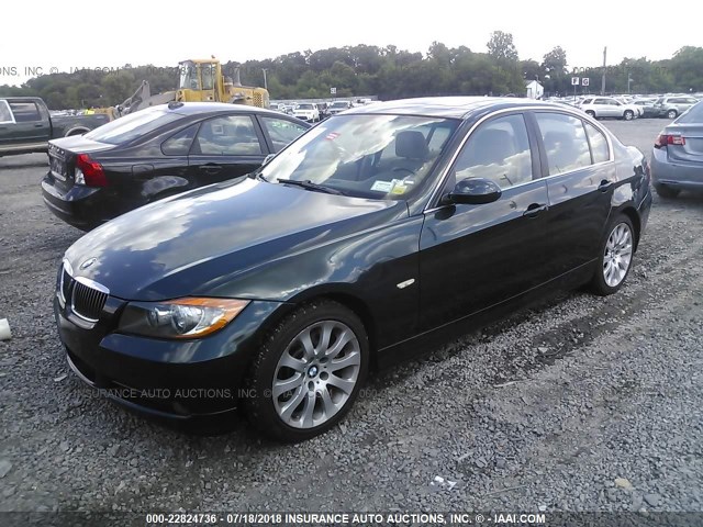 WBAVB33596PS18072 - 2006 BMW 330 I GREEN photo 2