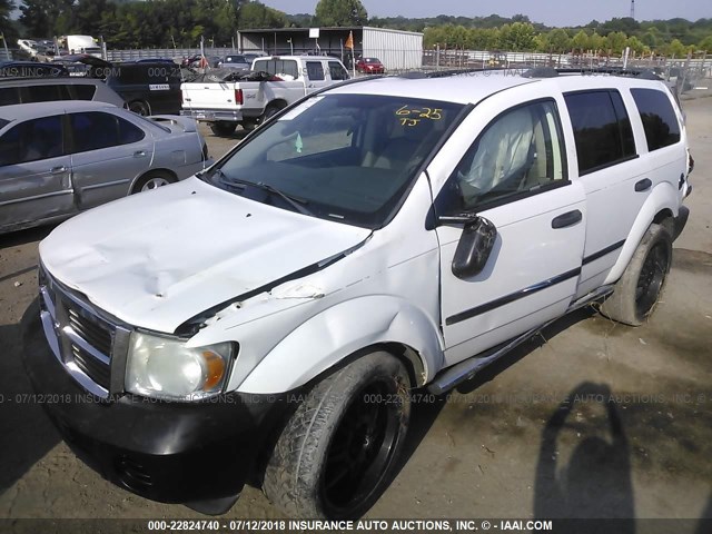 1D8HD38N78F149380 - 2008 DODGE DURANGO SXT WHITE photo 6