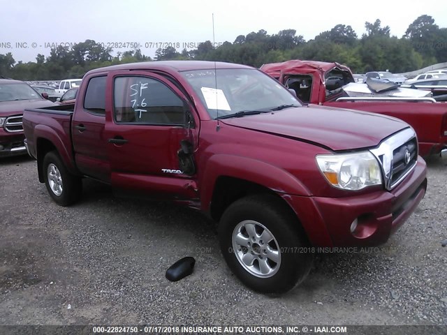 3TMJU62N86M016389 - 2006 TOYOTA TACOMA DOUBLE CAB PRERUNNER RED photo 1