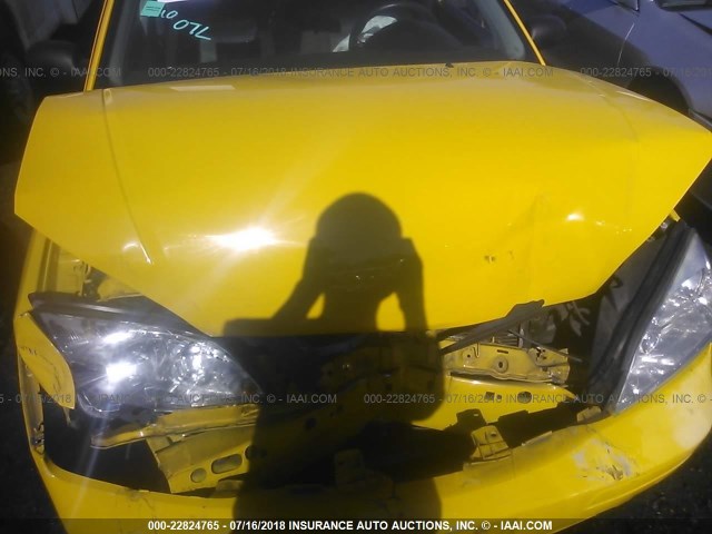 1FAFP37N16W194946 - 2006 FORD FOCUS ZX5 YELLOW photo 6
