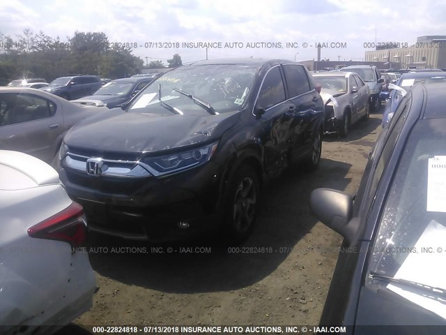 2HKRW2H53JH637597 - 2018 HONDA CR-V EX 黑色 照片 2