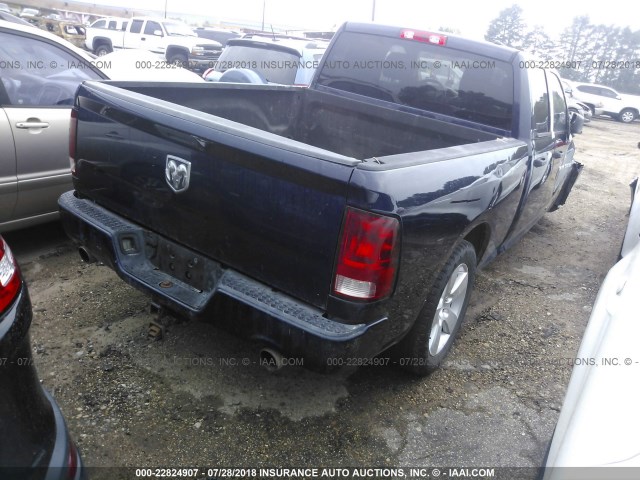 1C6RD6FT7CS236046 - 2012 DODGE RAM 1500 ST BLUE photo 4