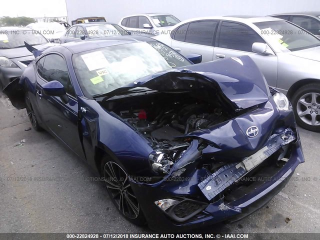 JF1ZNAA17G8708589 - 2016 TOYOTA SCION FR-S BLUE photo 1