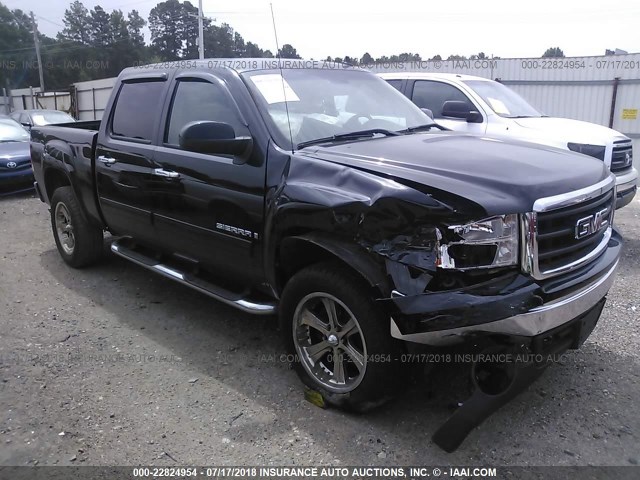 3GTEC13J88G296867 - 2008 GMC SIERRA C1500 BLACK photo 1