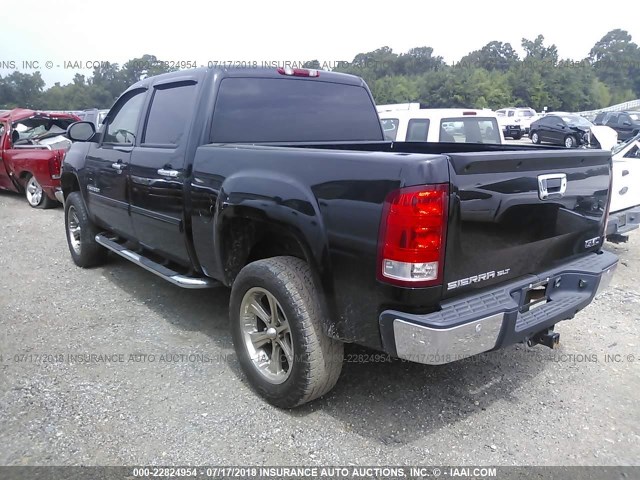 3GTEC13J88G296867 - 2008 GMC SIERRA C1500 BLACK photo 3