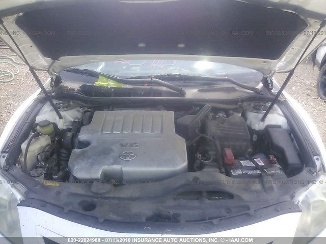 4T1BK46K99U595256 - 2009 TOYOTA CAMRY SE/LE/XLE WHITE photo 10
