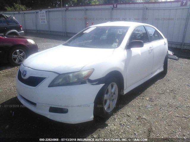 4T1BK46K99U595256 - 2009 TOYOTA CAMRY SE/LE/XLE WHITE photo 2