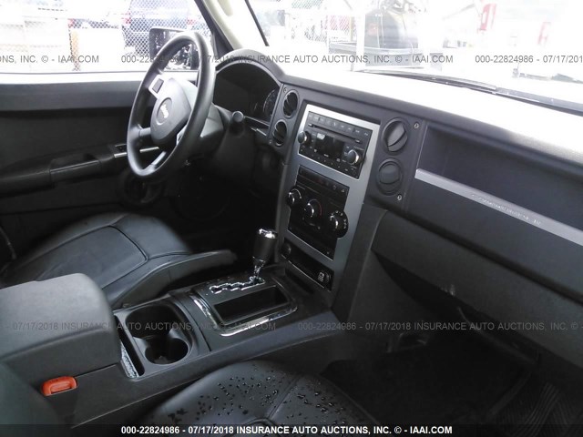 1J8HG48K58C164679 - 2008 JEEP COMMANDER SPORT წითელი ფოტო 5
