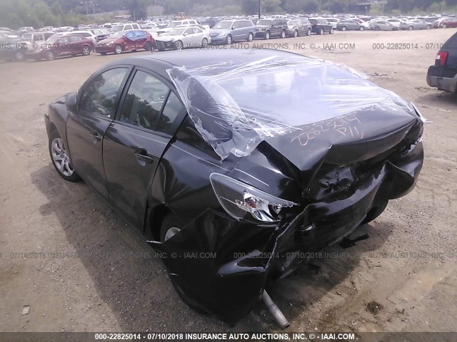 JM1BL1UG1C1578779 - 2012 MAZDA 3 I BLACK photo 3