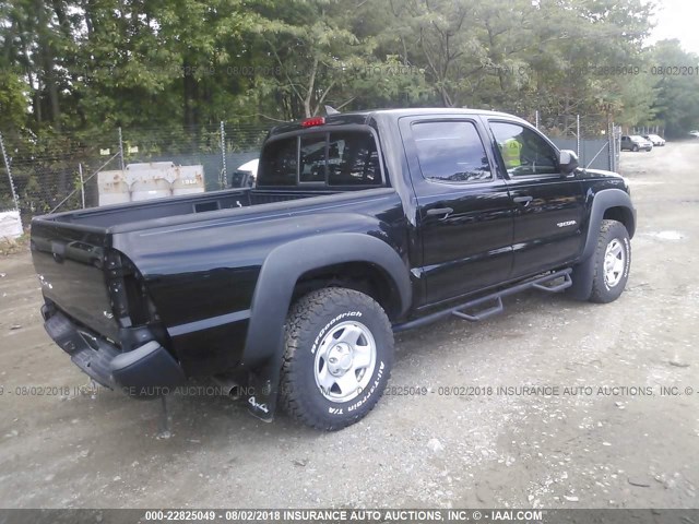 5TFLU4EN4CX044754 - 2012 TOYOTA TACOMA DOUBLE CAB შავი ფოტო 4