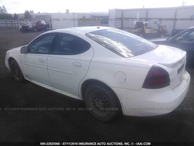 2G2WP552371158512 - 2007 PONTIAC GRAND PRIX WHITE photo 3