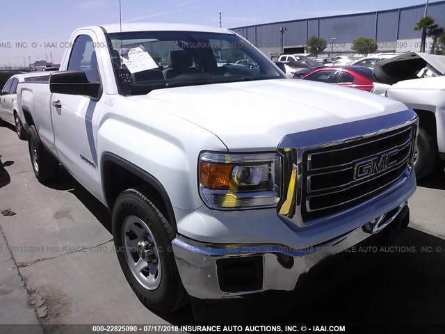 1GTN1TEC9FZ902478 - 2015 GMC SIERRA C1500 WHITE photo 1