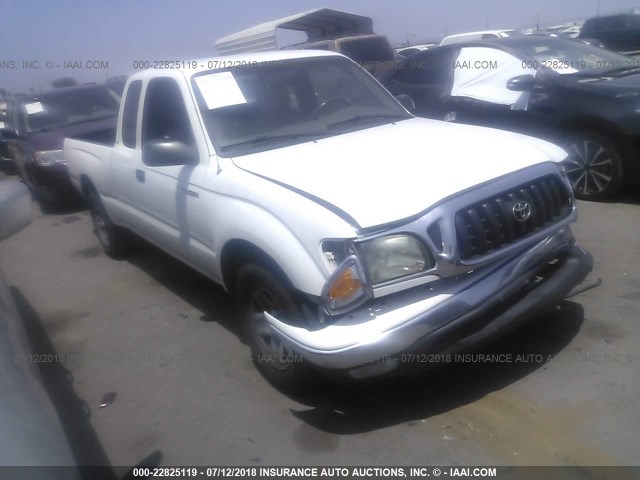 5TEVL52N91Z764594 - 2001 TOYOTA TACOMA XTRACAB WHITE photo 1