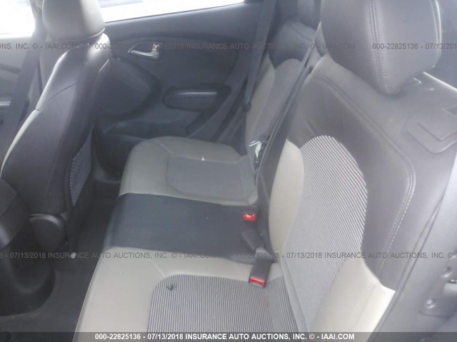 KM8JUCACXBU257368 - 2011 HYUNDAI TUCSON GLS/LIMITED ლურჯი ფოტო 8