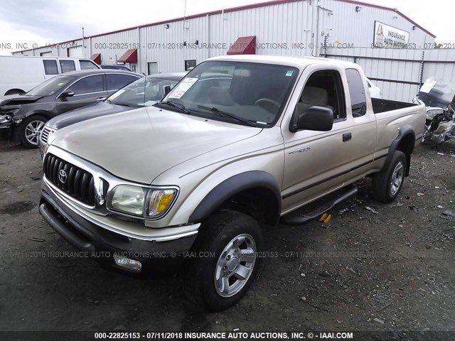 5TESN92N51Z872084 - 2001 TOYOTA TACOMA XTRACAB PRERUNNER 金色 照片 2