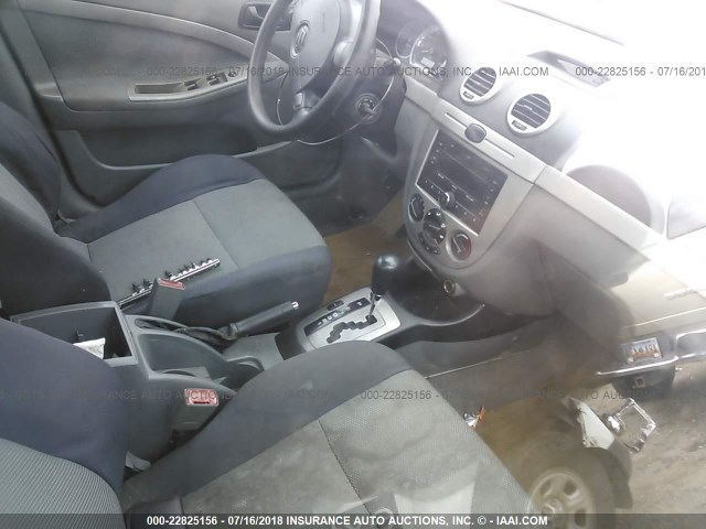 KL5JD66Z07K701918 - 2007 SUZUKI RENO CONVENIENCE GRAY photo 5