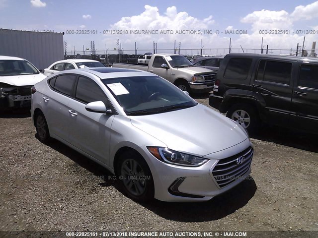 5NPD84LF0JH278953 - 2018 HYUNDAI ELANTRA SEL/VALUE/LIMITED SILVER photo 1