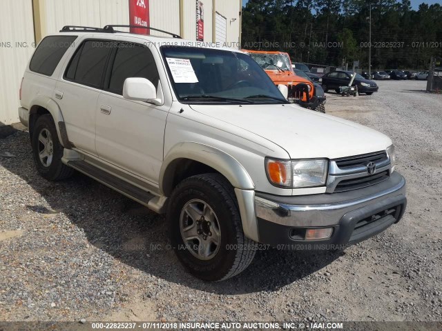 JT3GN86R910202992 - 2001 TOYOTA 4RUNNER SR5 WHITE photo 1